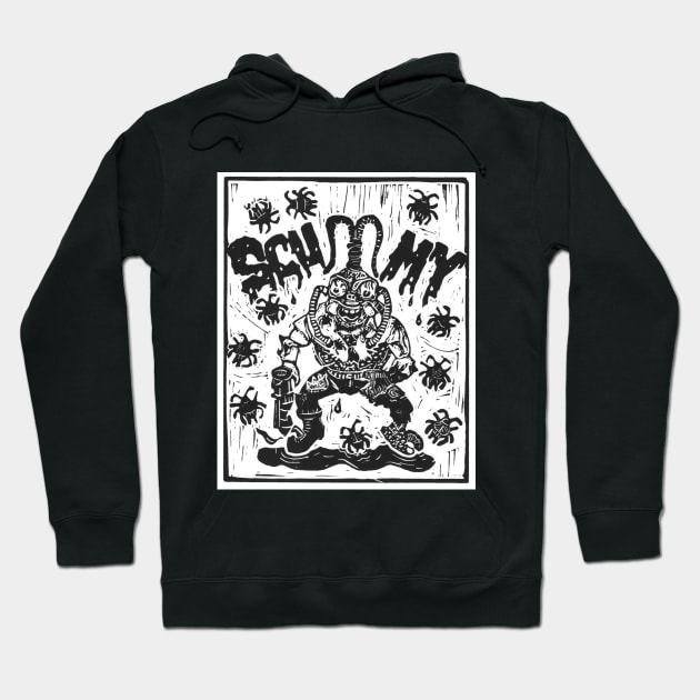 Scummy Scumbug Hoodie by Glad Brains